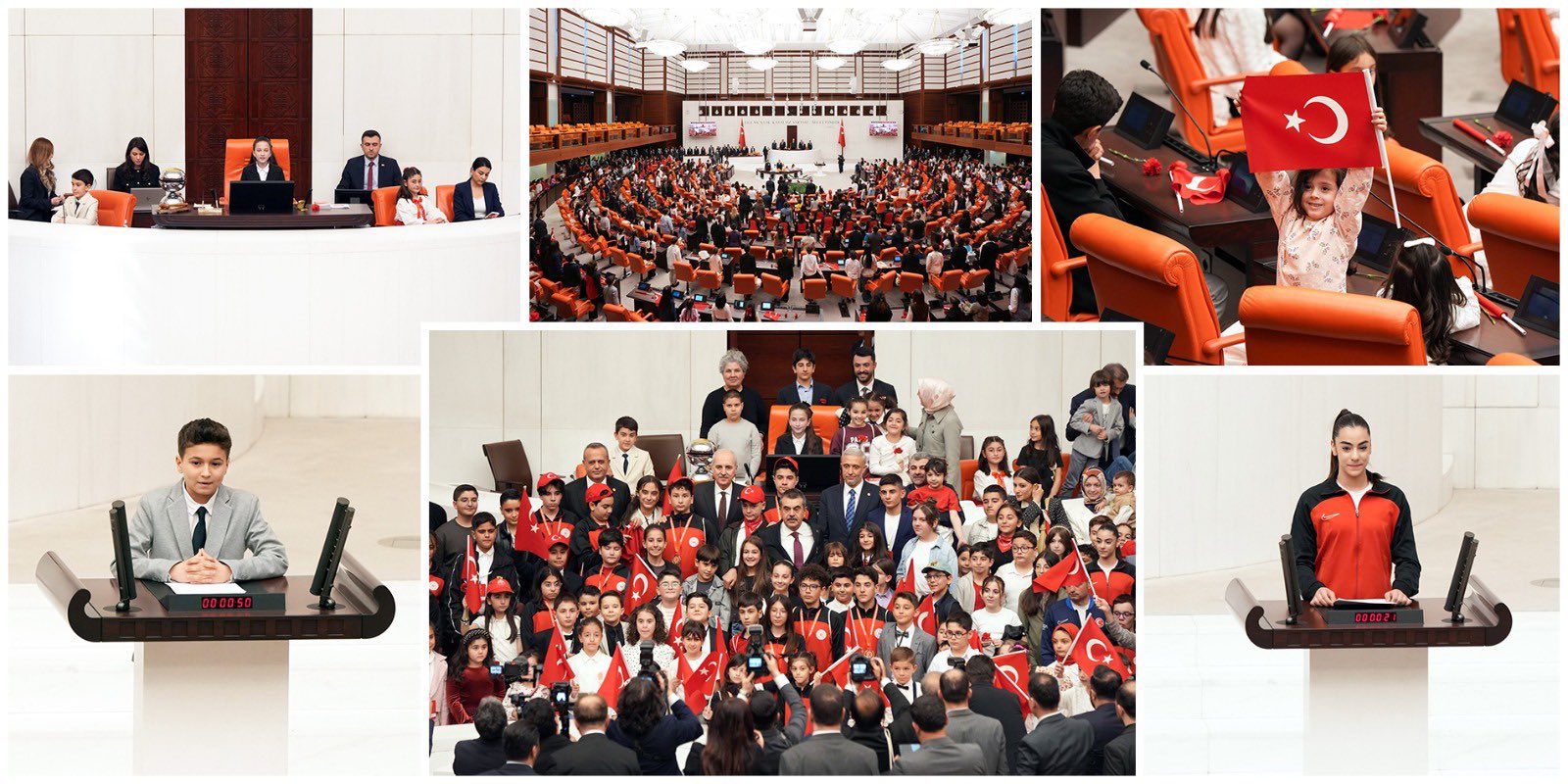 İnci Yıldız Şentürk, TBMM Çocuk Oturumu'na Başkanlık Etti