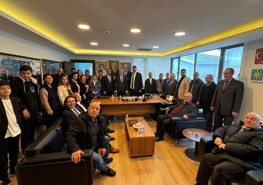 İYİ Parti Genel Merkezi'nde Aksaray İl Başkanı ve Teşkilat Mensupları Misafir Edildi
