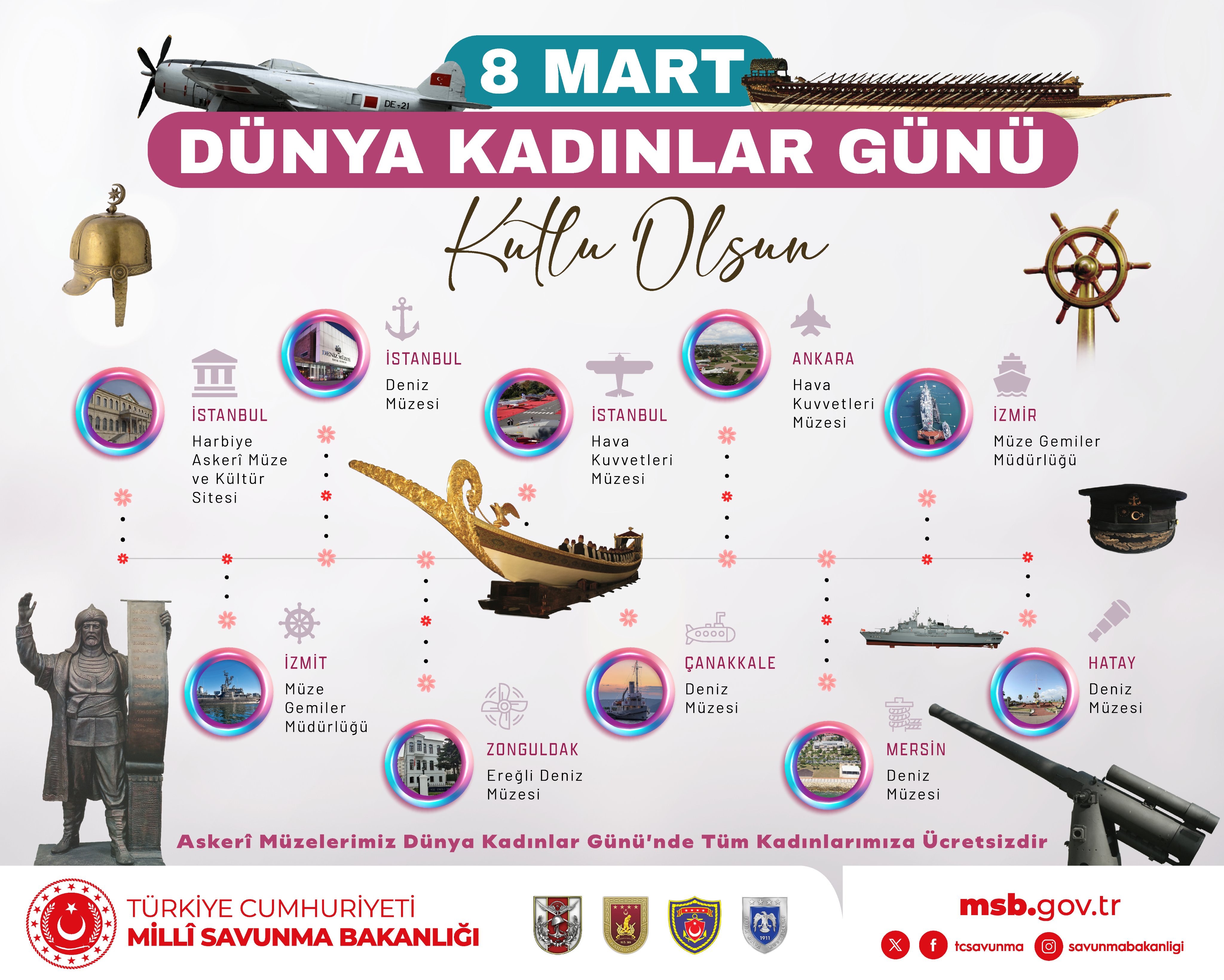 Kadınlar Günü'nde Ücretsiz Müzeler