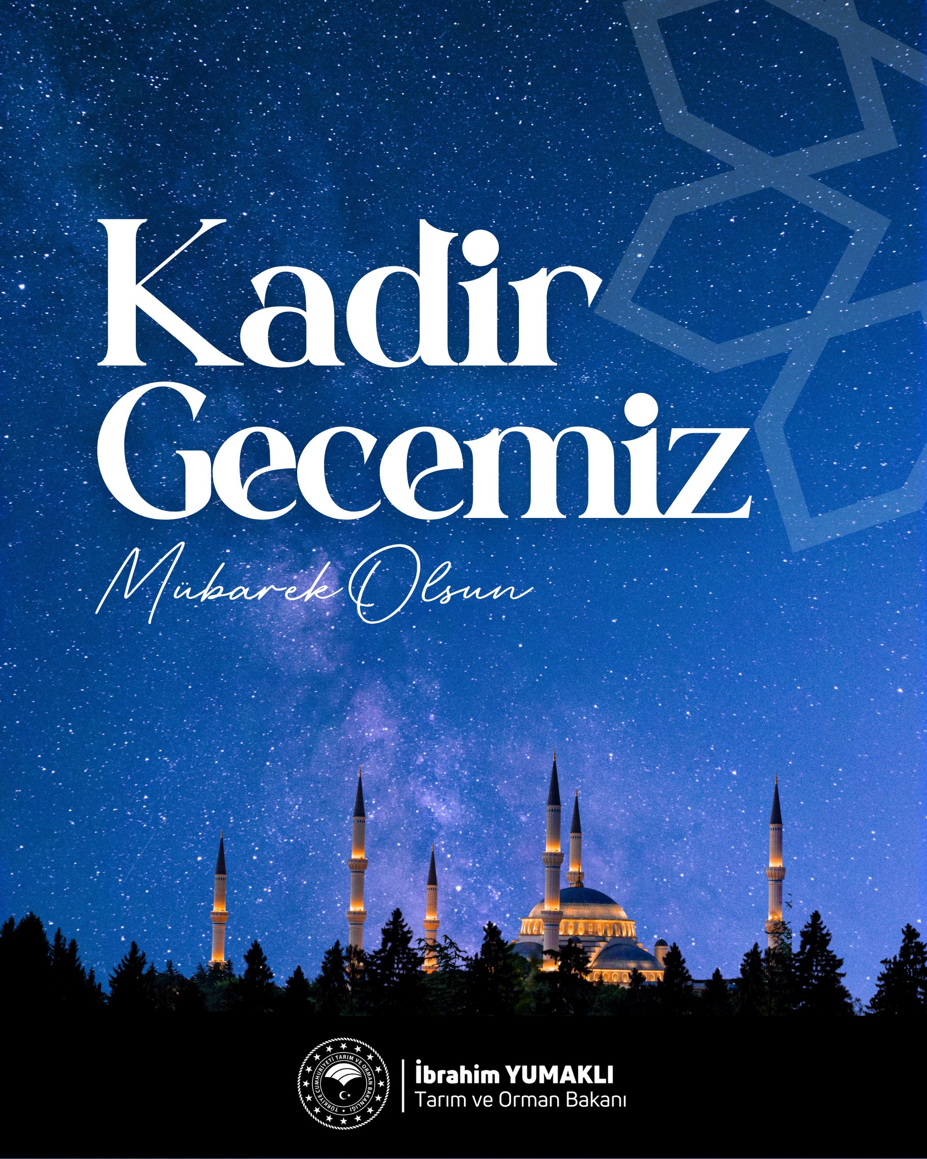 Kadir Gecesi mesajı