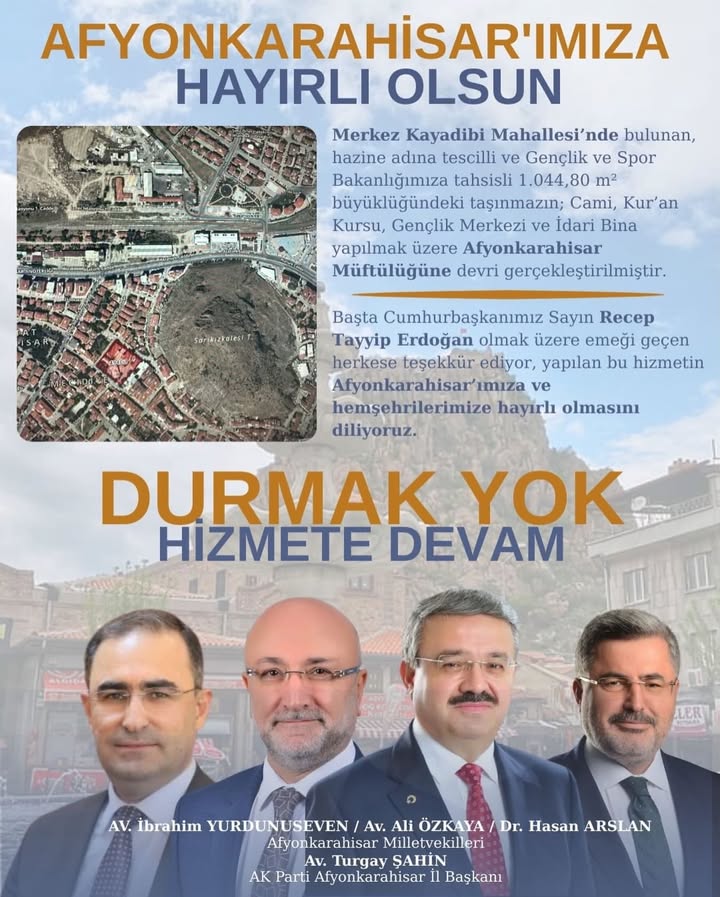 Kayadibi Mahallesine Yeni Yatırım: Cami, Kur'an Kursu ve Gençlik Merkezi