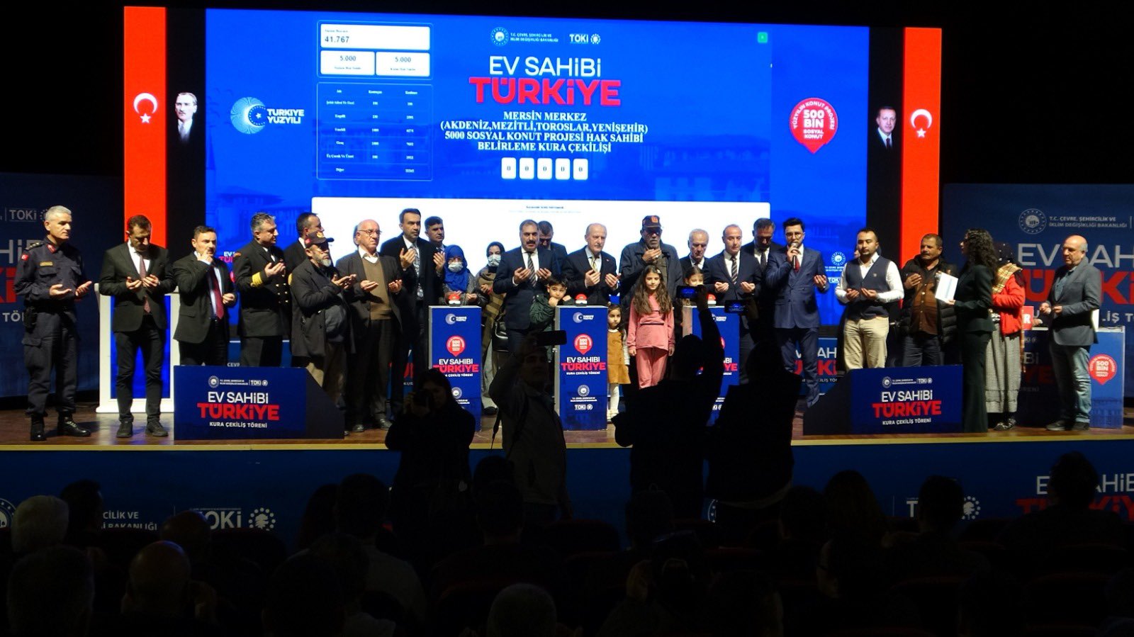 Mersin'de Konut Projesi Kura Çekimi