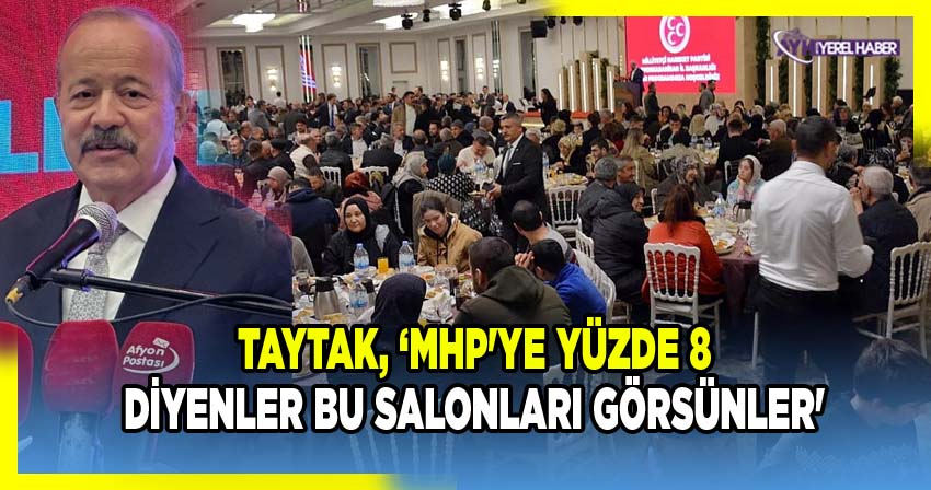 MHP Afyonkarahisar İl Başkanlığı Tarafından Düzenlenen İftar Programına Yoğun Katılım