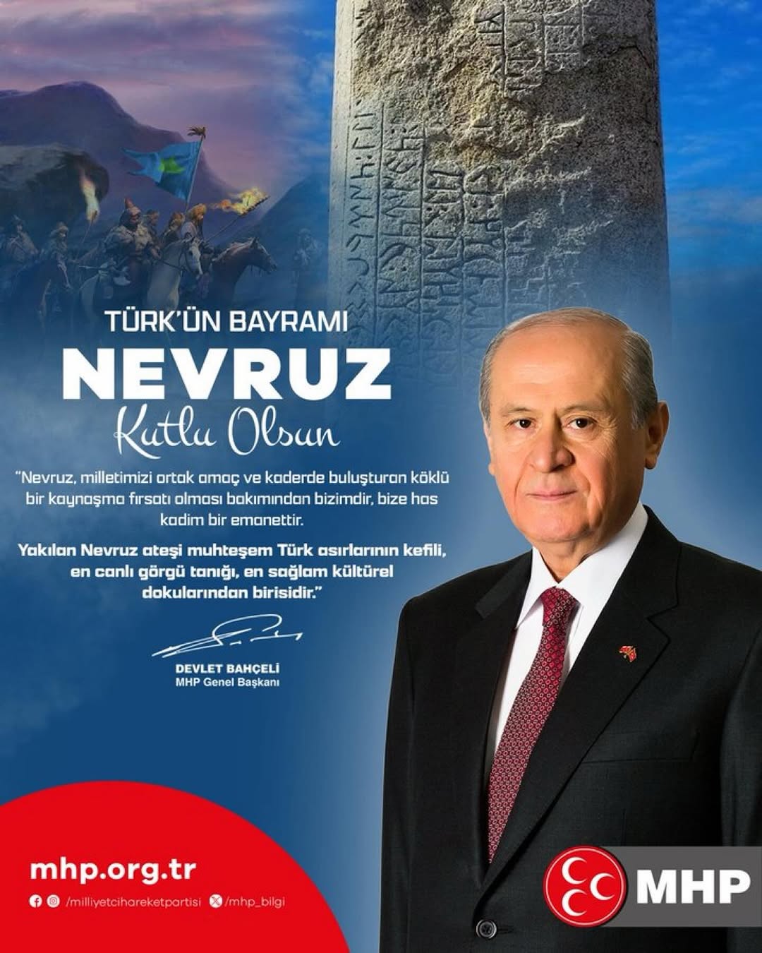 Mhp Afyonkarahisar Milletvekili Mehmet Taytak'tan Nevruz Mesajı