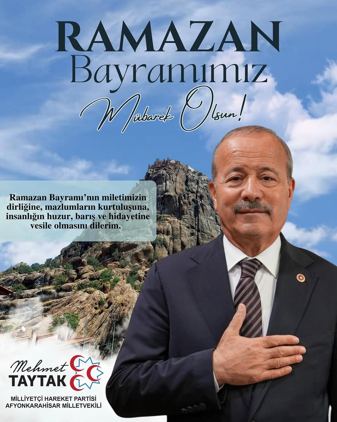 Mhp Afyonkarahisar Milletvekili Mehmet Taytak'tan Ramazan Bayramı Mesajı