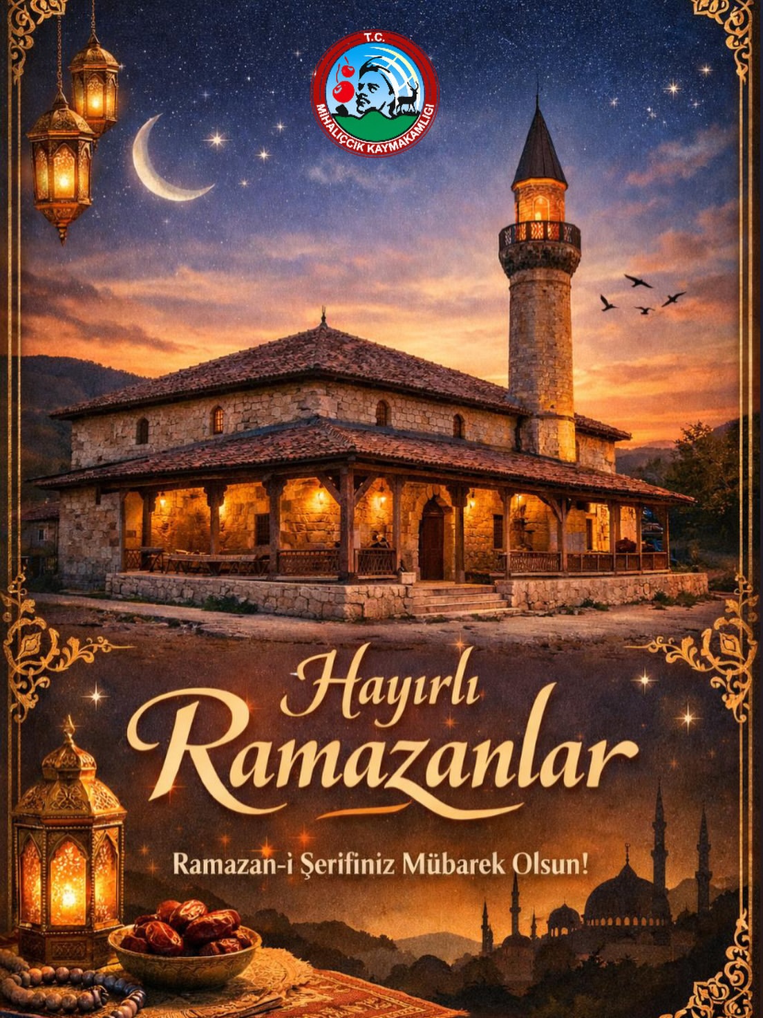 Mihalıççık'ta Ramazan Coşkusu: Kaymakamlıktan Kutlama Mesajı