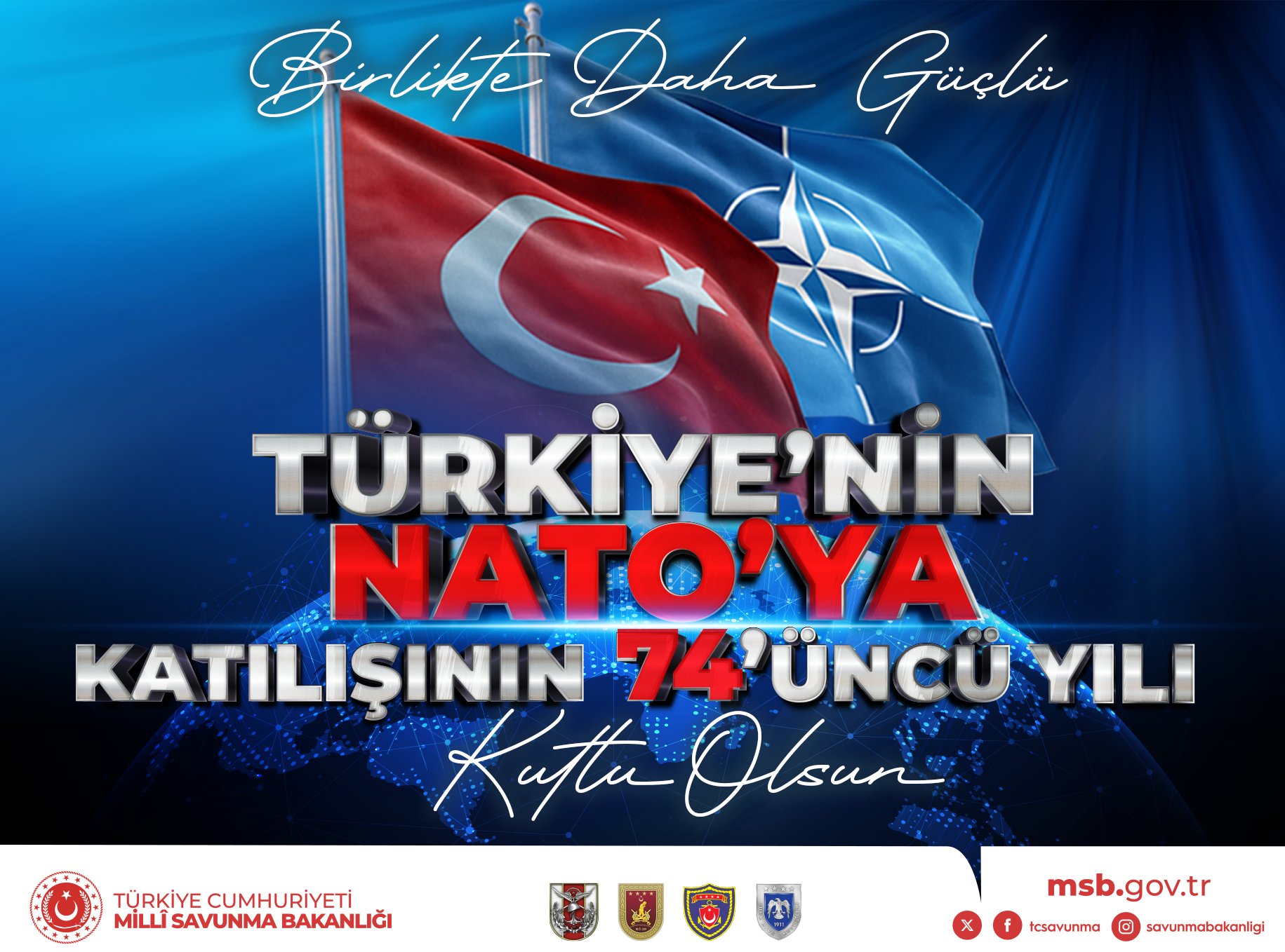 NATO'ya Katılışın 74. Yılı