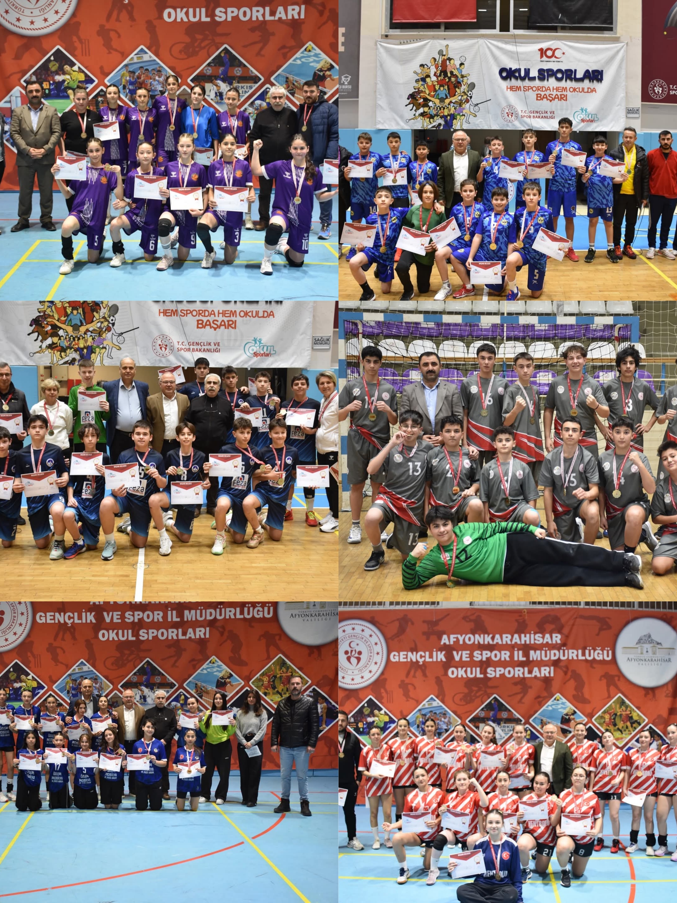 Okul Sporları Hentbol Yıldızlar Grup Müsabakaları Tamamlandı