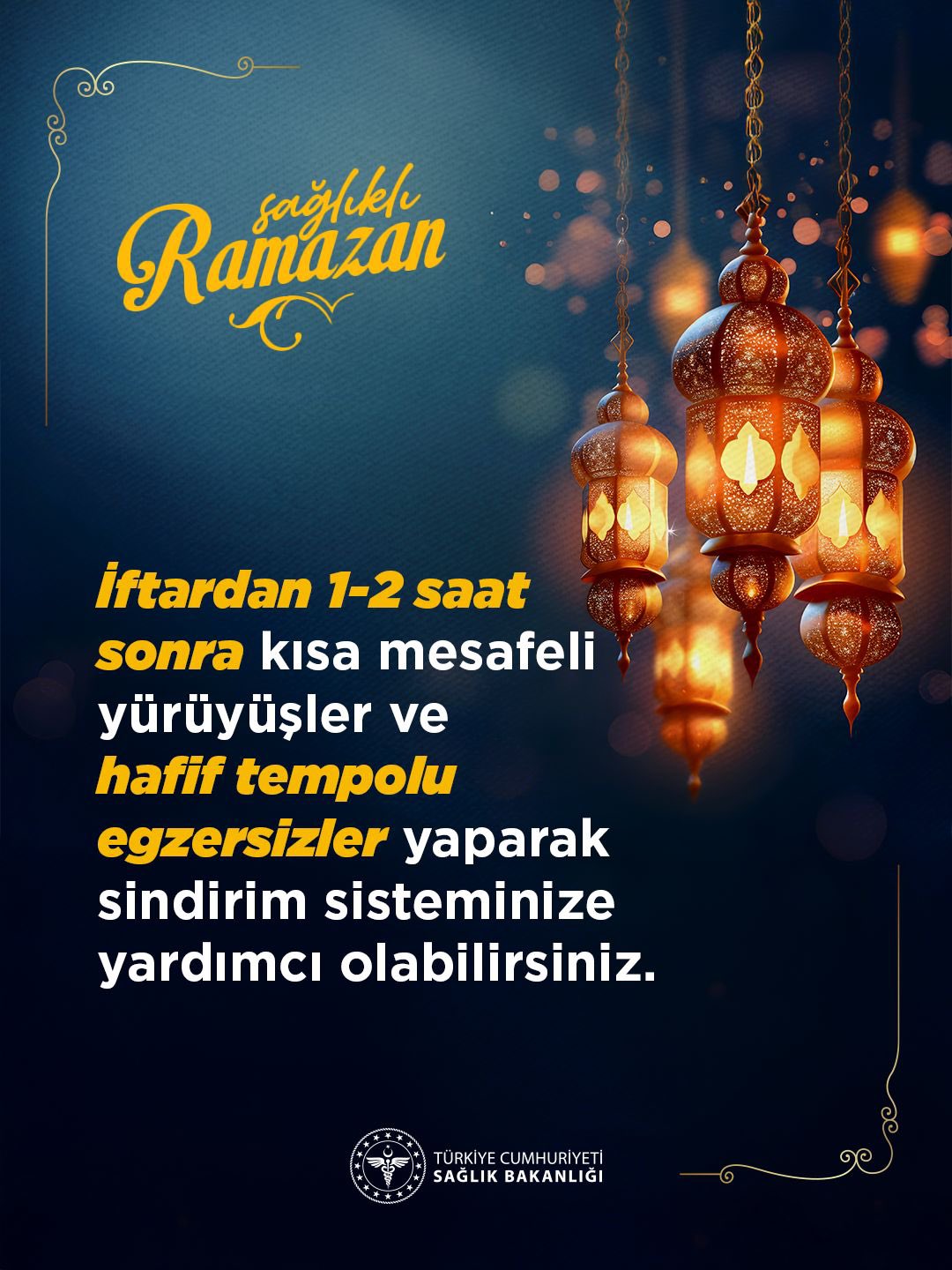 Ramazan'da Sindirim İçin Yürüyüş