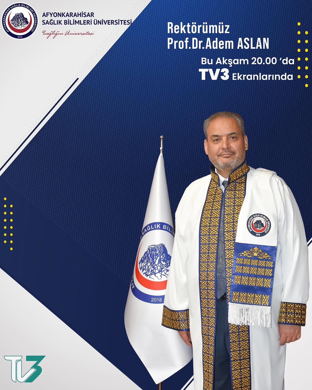 Rektörümüz Prof. Dr. Adem Aslan hangi programda konuk olacak?