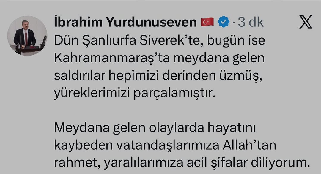 Şanlıurfa Siverek ve Kahramanmaraş'ta meydana gelen saldırılar neler?