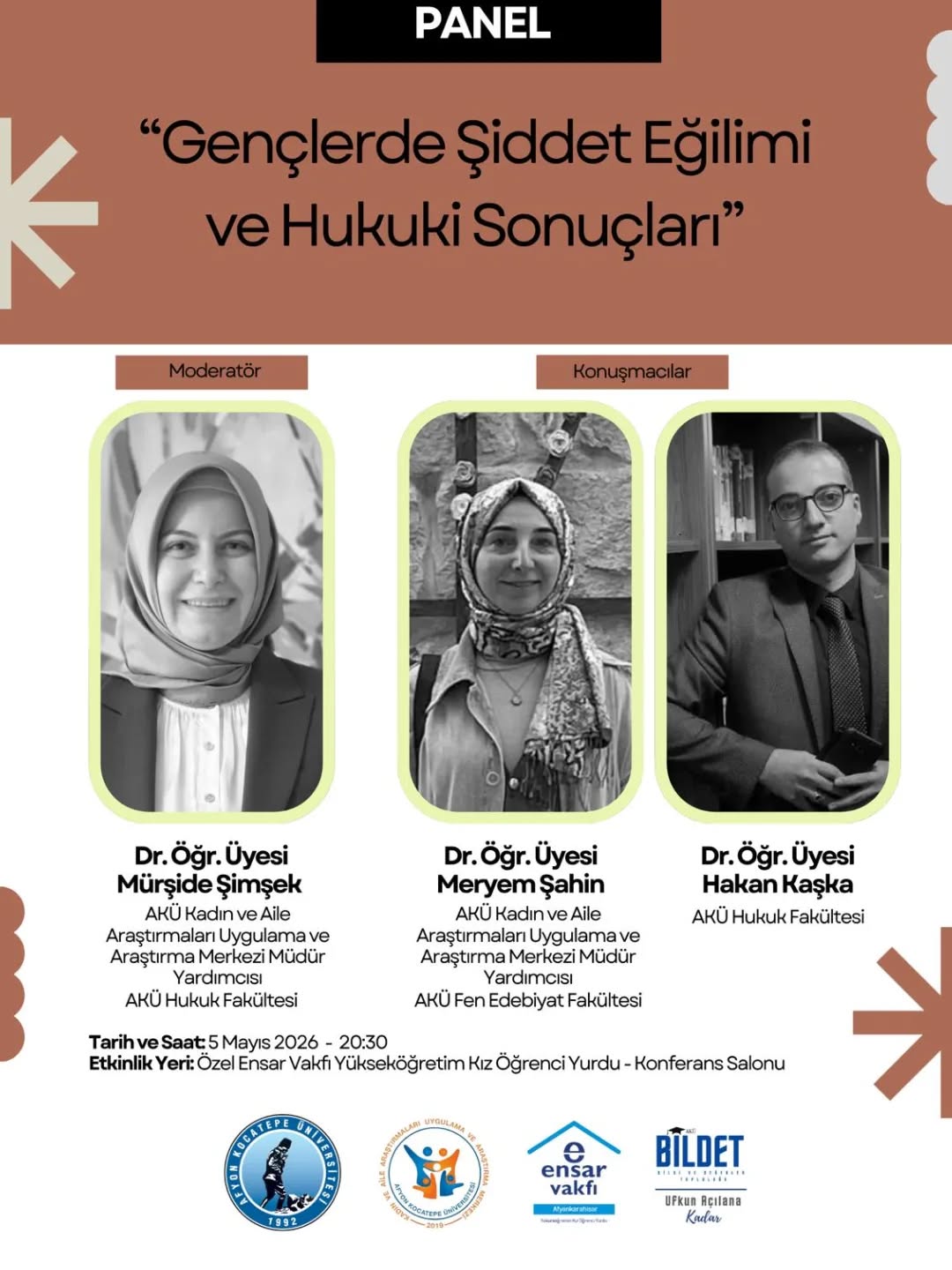 Şiddet Sorunu Gençler Arasında Tartışılacak