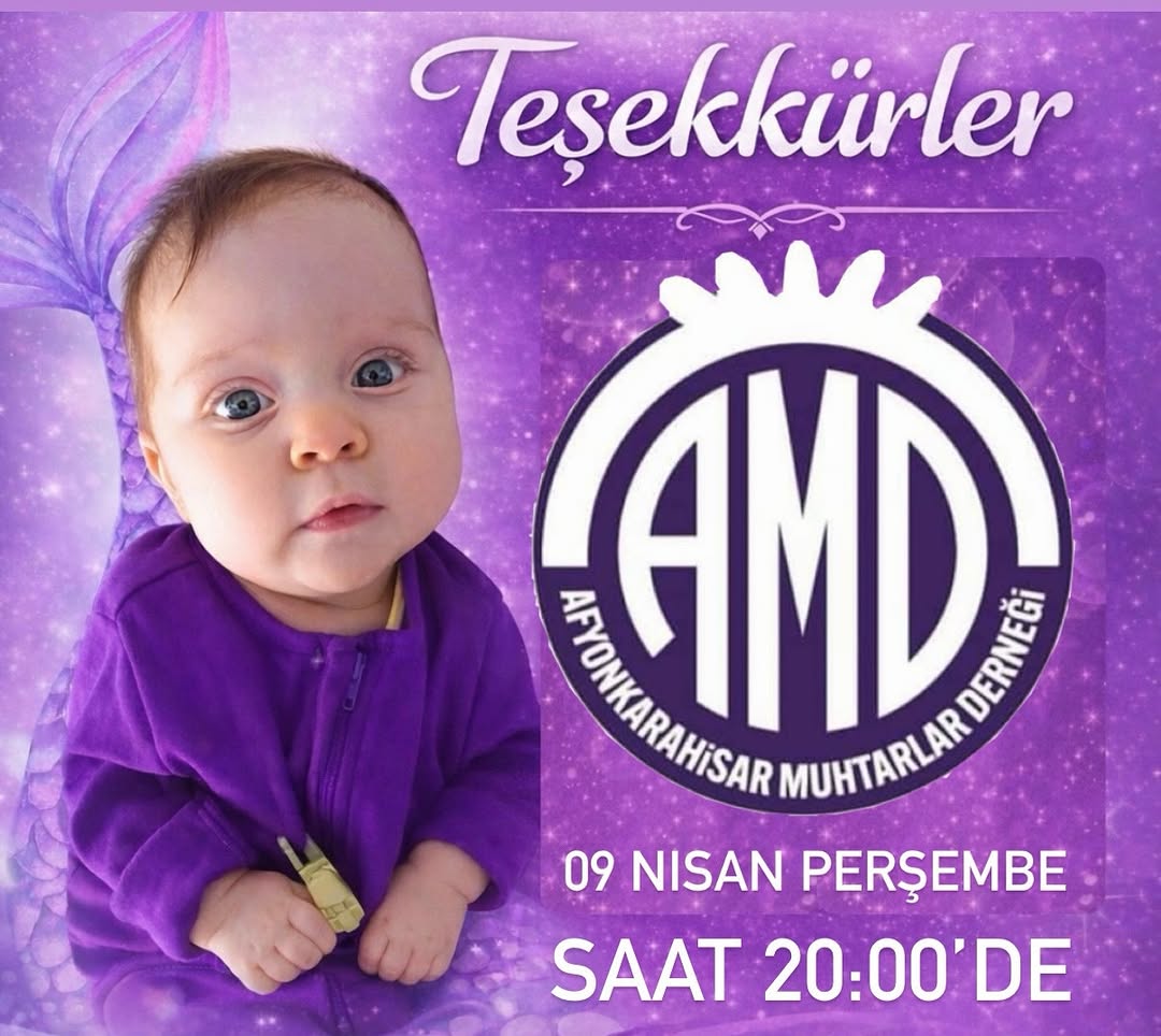 SMA Hastası Gökçe İçin Teşekkür Mesajı