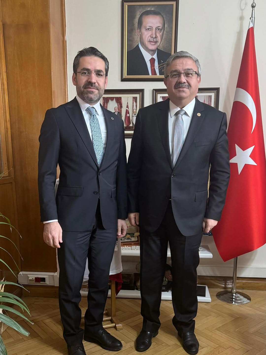 TBMM'de Tokat Milletvekili Mustafa Arslan'ın Danışmanını Ağırlayan TBMM