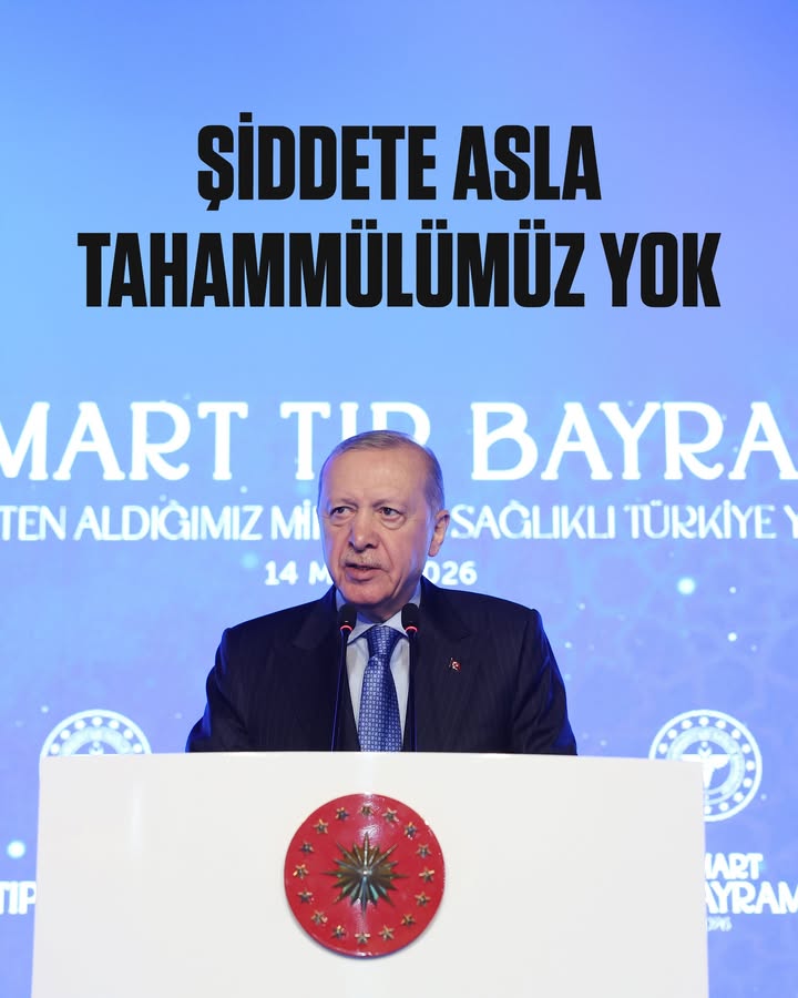 Türkiye Cumhurbaşkanı Recep Tayyip Erdoğan'dan Şiddete Karşı Net Tavır