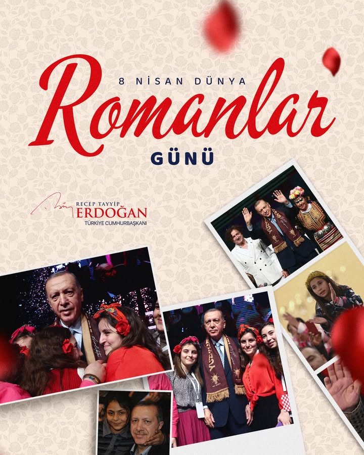 Türkiye Cumhurbaşkanı Recep Tayyip Erdoğan, Dünya Romanlar Günü'nü Kutladı