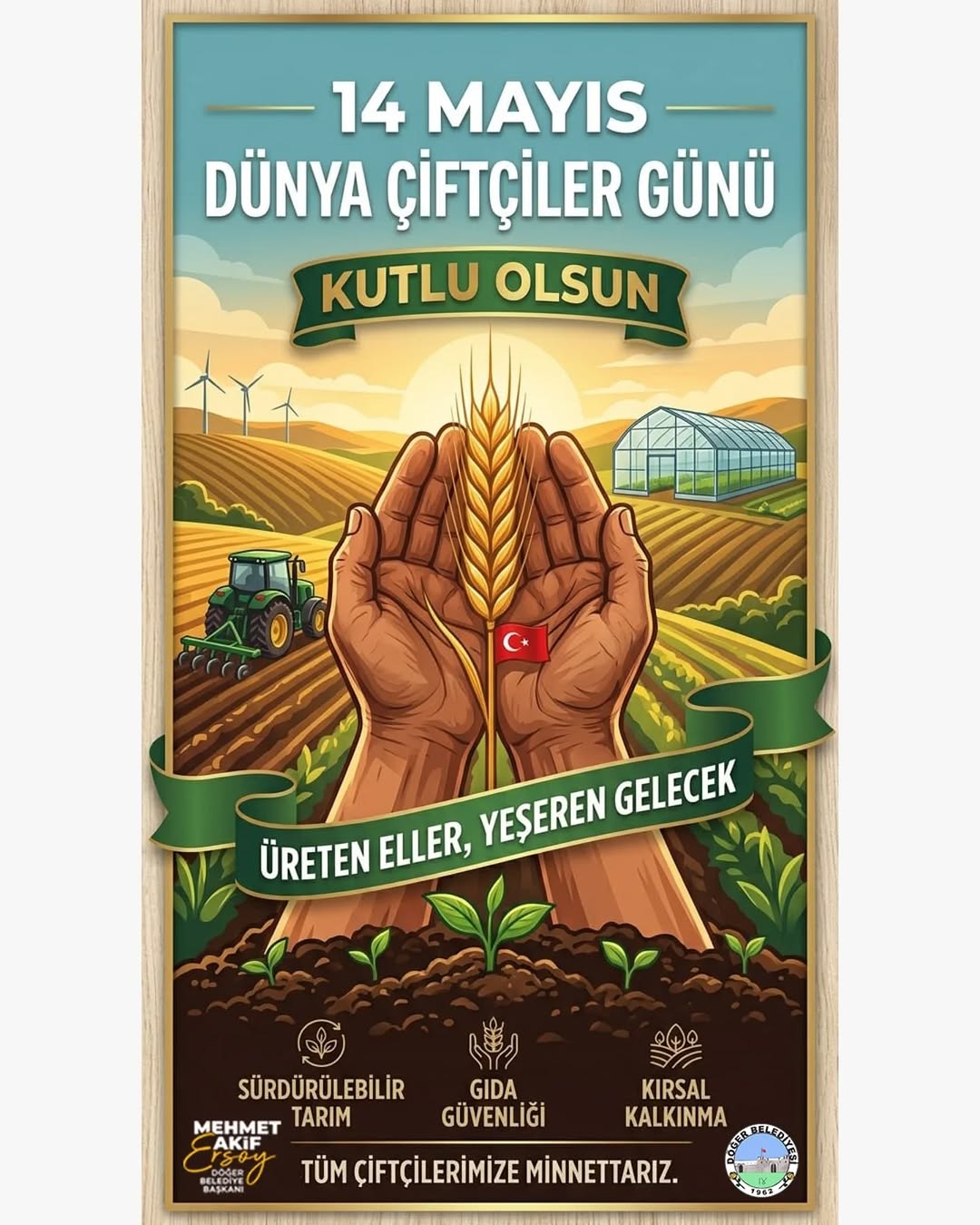 Türkiye'nin Gücü: Çiftçilerimizin Dünya Çiftçiler Günü Kutlu Olsun