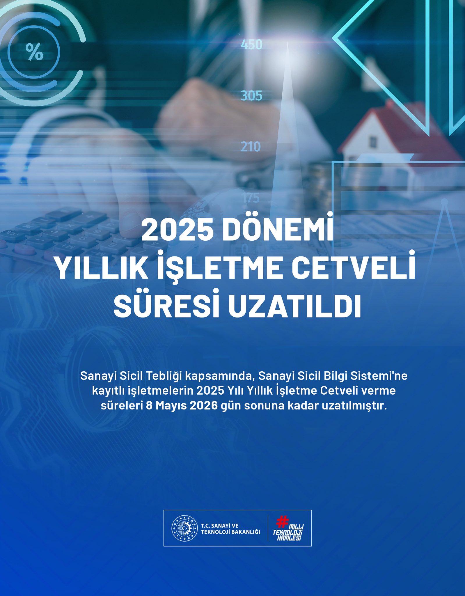 Yıllık İşletme Cetveli Süresi Uzatıldı