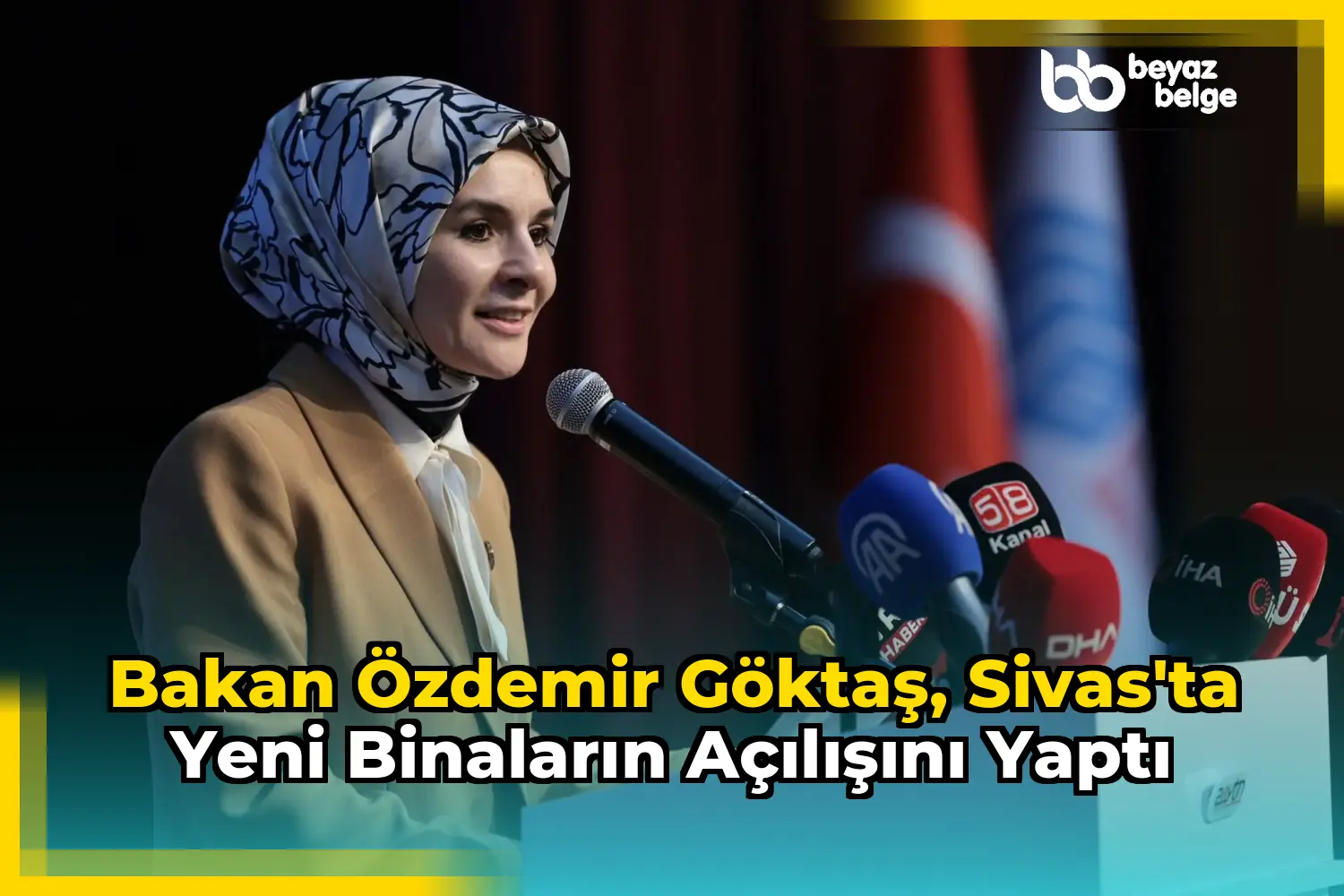 Bakan Özdemir Göktaş, Sivas'ta yeni binaların açılışını yaptı