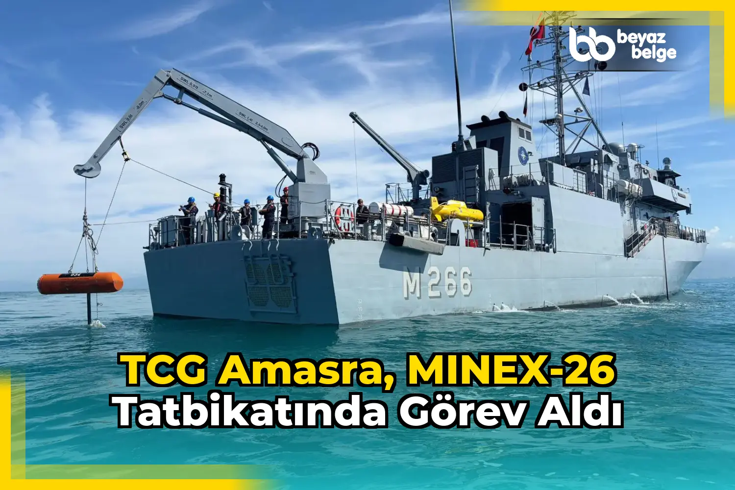 TCG Amasra, MINEX-26 Tatbikatında Görev Aldı
