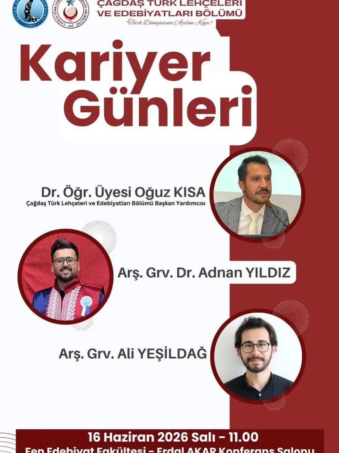 Afyon Kocatepe Üniversitesi'nde Bugün: Kariyer Günleri Etkinliği