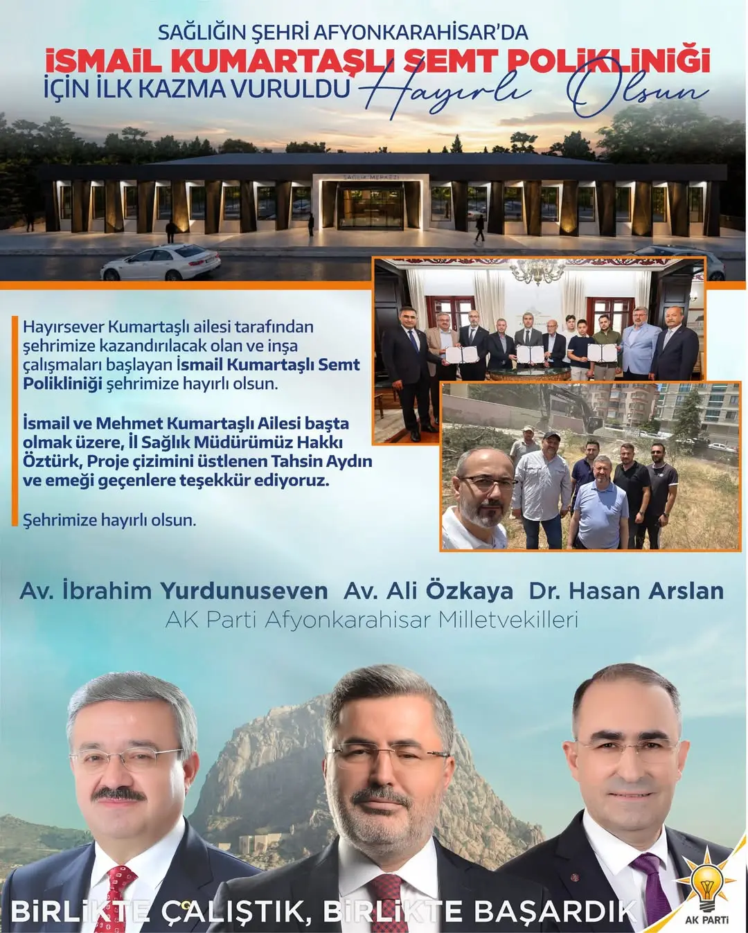 Afyonkarahisar'a Yeni Semt Polikliniği: İsmail Kumartaşlı Semt Polikliniği