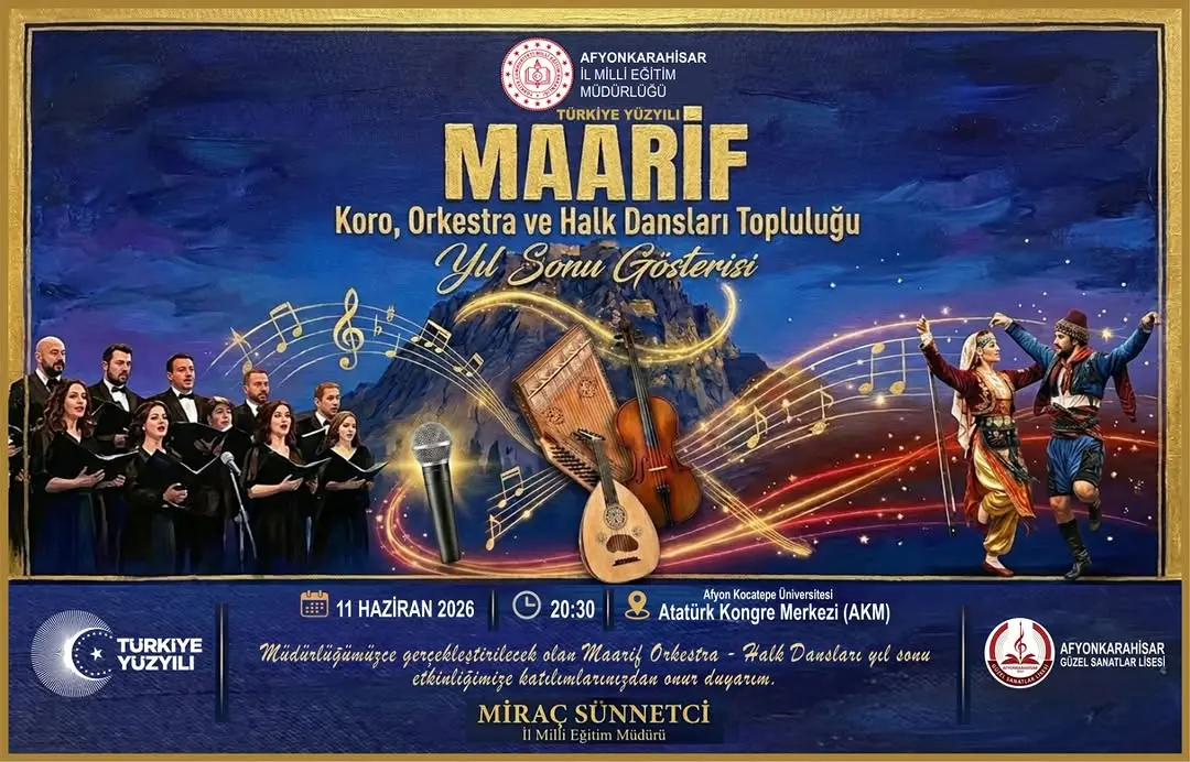 Afyonkarahisar İl Milli Eğitim Müdürlüğü Sanat Programı Davetiyesi