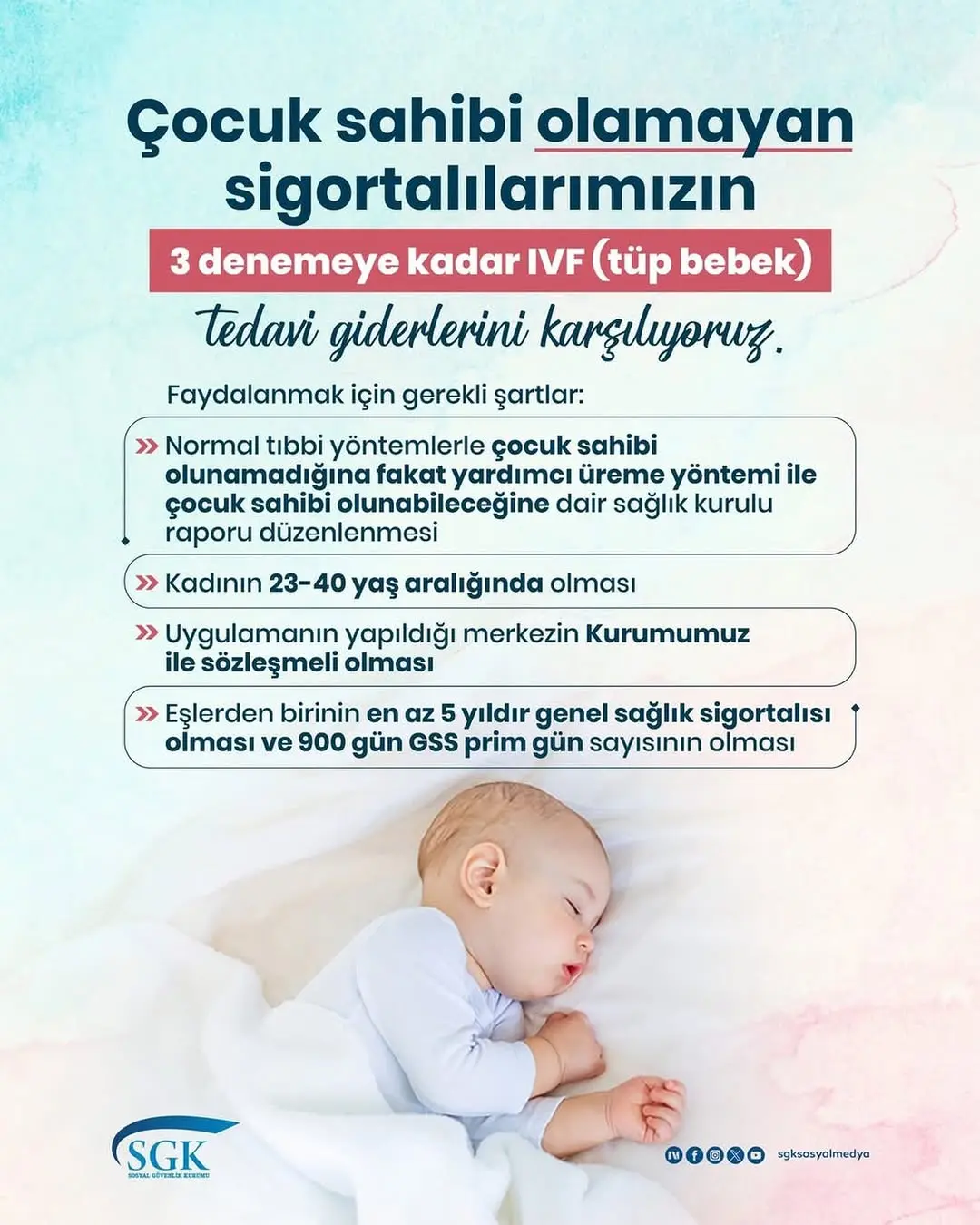 Afyonkarahisar Sgk İl Müdürlüğü'nden Tüp Bebek Tedavisi Desteği