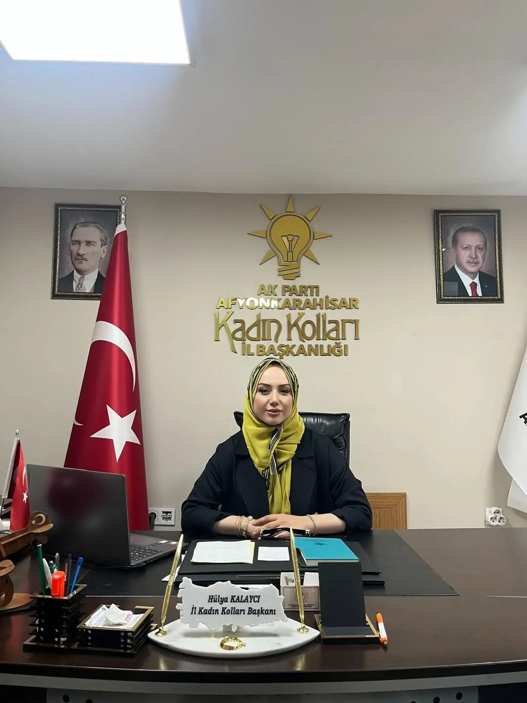 AK Parti Afyonkarahisar İl Kadın Kolları'ndan Nöbetçi Yönetim Kurulu Üyesi Belkıs Demirel Paylaşımı