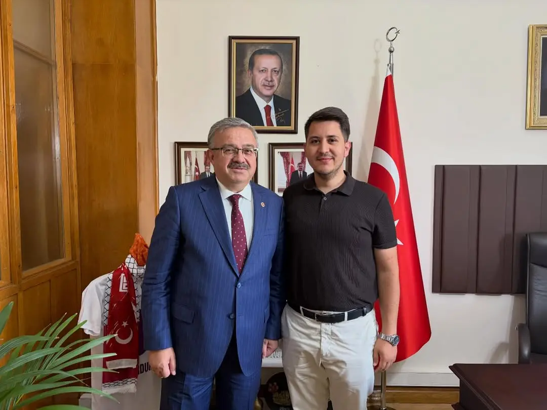 Ak Parti Milletvekili İbrahim Yurdunuseven, Abdullah Yalçın'ı TBMM'de Ağırladı