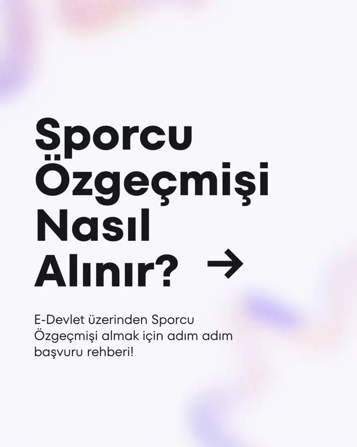 E-Devlet Üzerinden Sporcu Özgeçmişi Nasıl Alınır? Afyonkarahisar Gençlik ve Spor İl Müdürlüğü'nün Paylaşımı