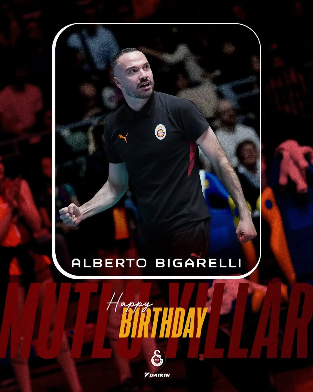 Galatasaray Daikin Kadın Voleybol Takımının Başantrenörü Alberto Bigarelli'nin Doğum Günü Kutlandı