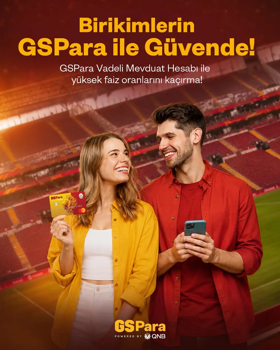 Galatasaray'ın Yüksek Faizli GSPara Vadeli Mevduat Hesabı ile Birikimler Güvende!