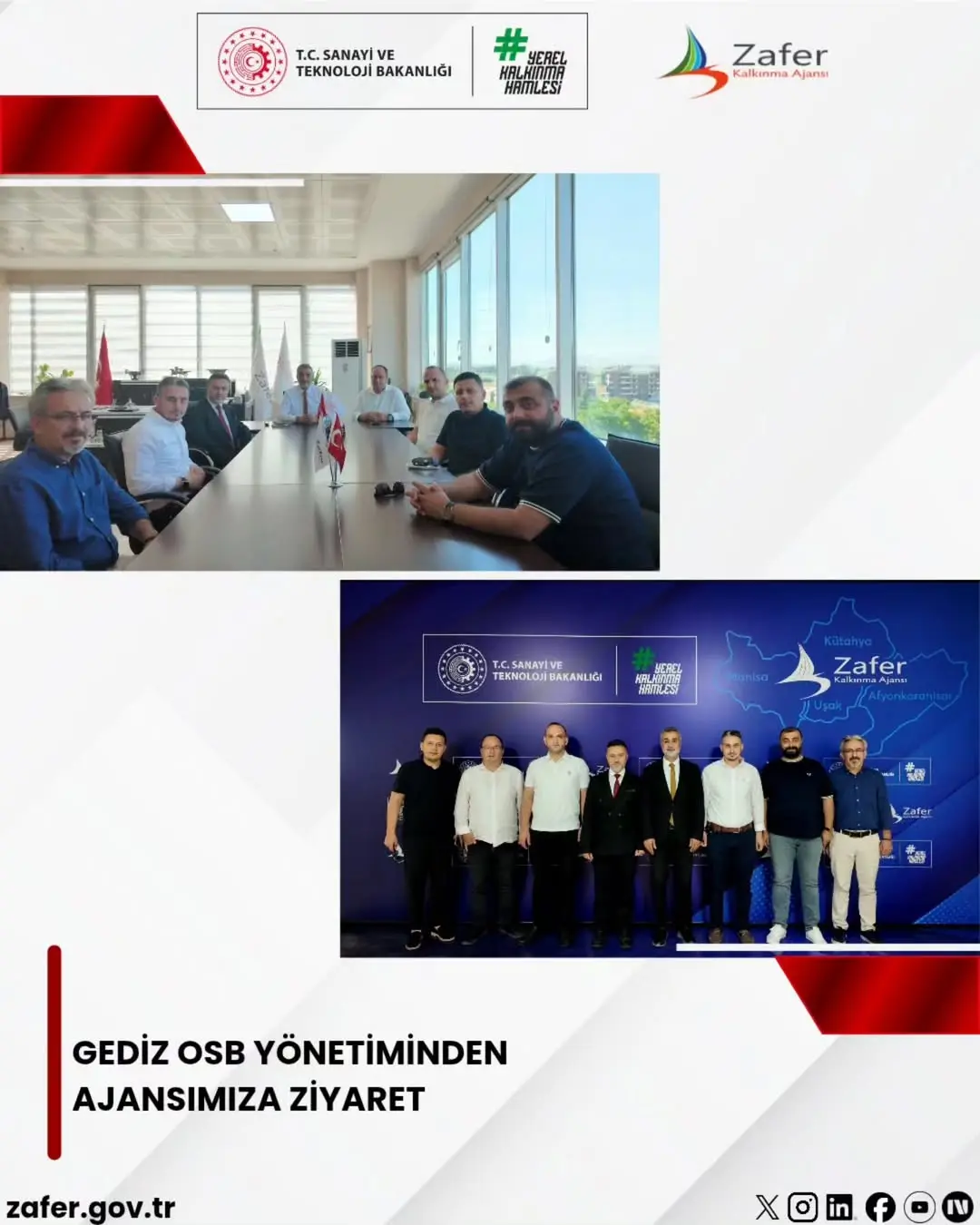 Gediz OSB Yönetiminden Ajansımıza Ziyaret!