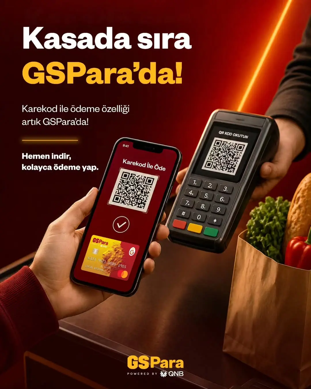 GSPara'da Yeni Özellik: Karekod ile Ödeme İmkanı!