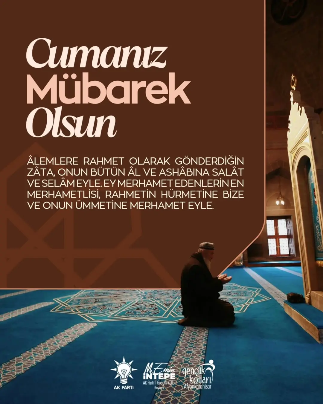 Hz. Muhammed'e Salât ve Selam Dilekleriyle Cumalar