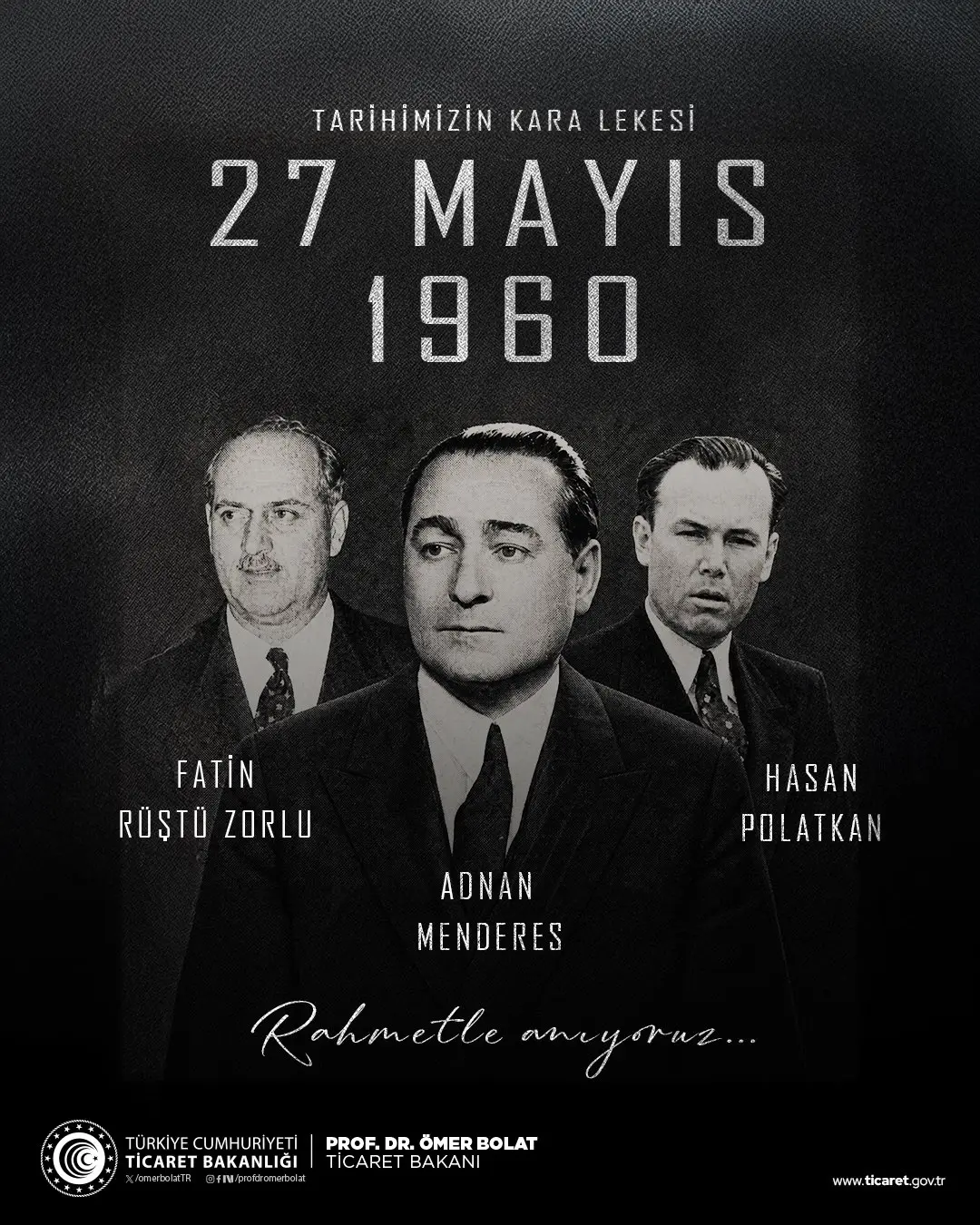 May 27 Müdahalesi'nin Yıldönümü Anma Mesajı