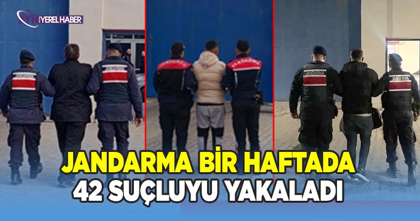 Afyonkarahisar Jandarma Ekipleri Son Bir Hafta İçinde Aranan Şahısları Yakaladı