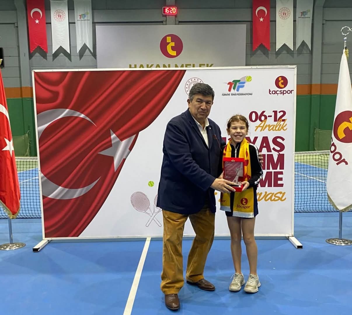 Hafsa Zehra Çınar U12 Tenis Milli Takımı’na Seçildi