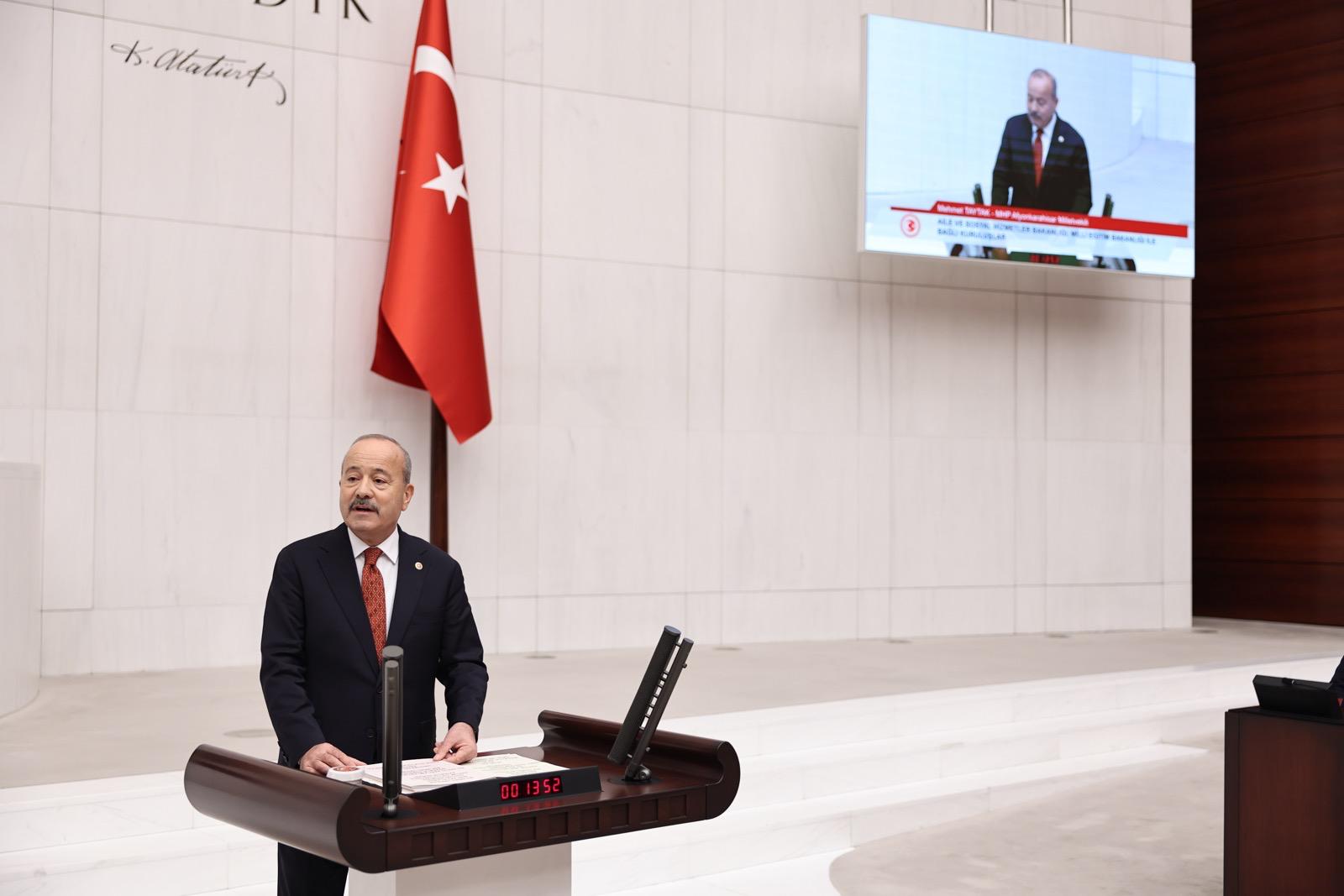Mehmet Taytak’tan TBMM’de Eğitim Vurgusu: “Akran Zorbalığı Değil, Akran Nezaketi”