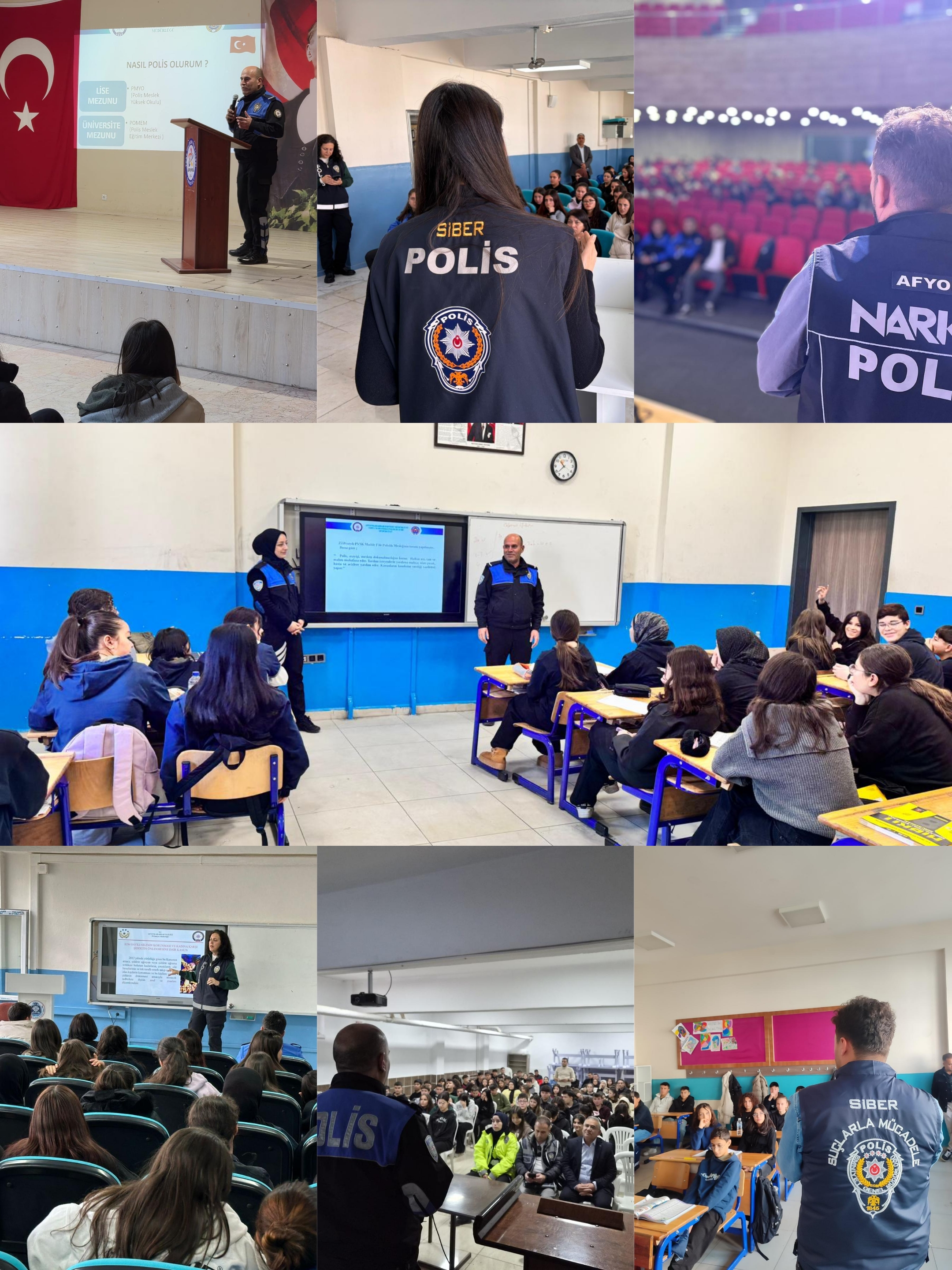 Sandıklı da 856 Kişiye Emniyet Tarafından Bilgilendirme ve Farkındalık Eğitimi